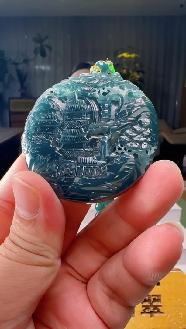 吊坠(赠链)未镶嵌翡翠ZM@@960Q3J17152H