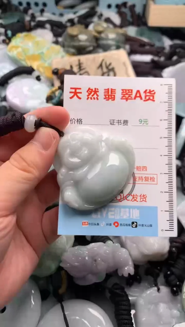 翡翠未镶嵌吊坠(不含链)1