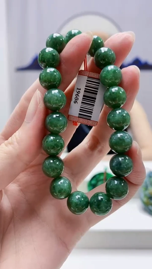 定制翡翠未镶嵌4852zm-毛货手串31