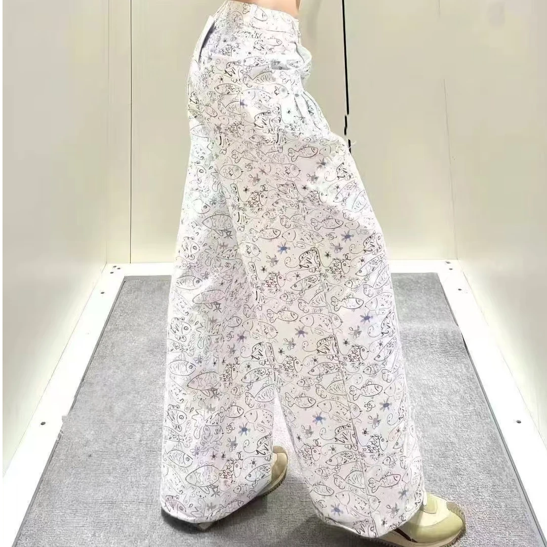 lbubu6月狂欢季香家经典阔图小鱼牛仔裤