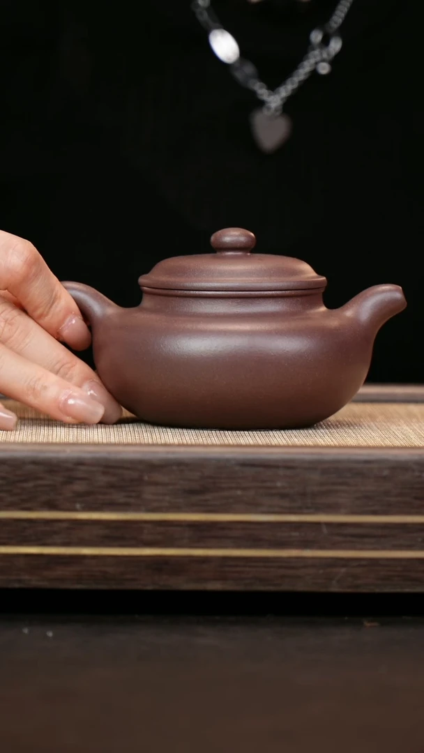 茶壶紫砂四号井底槽清 仿古壶