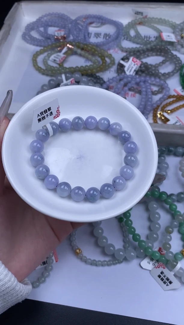 颈饰未镶嵌翡翠S****?散珠批发多样性发货