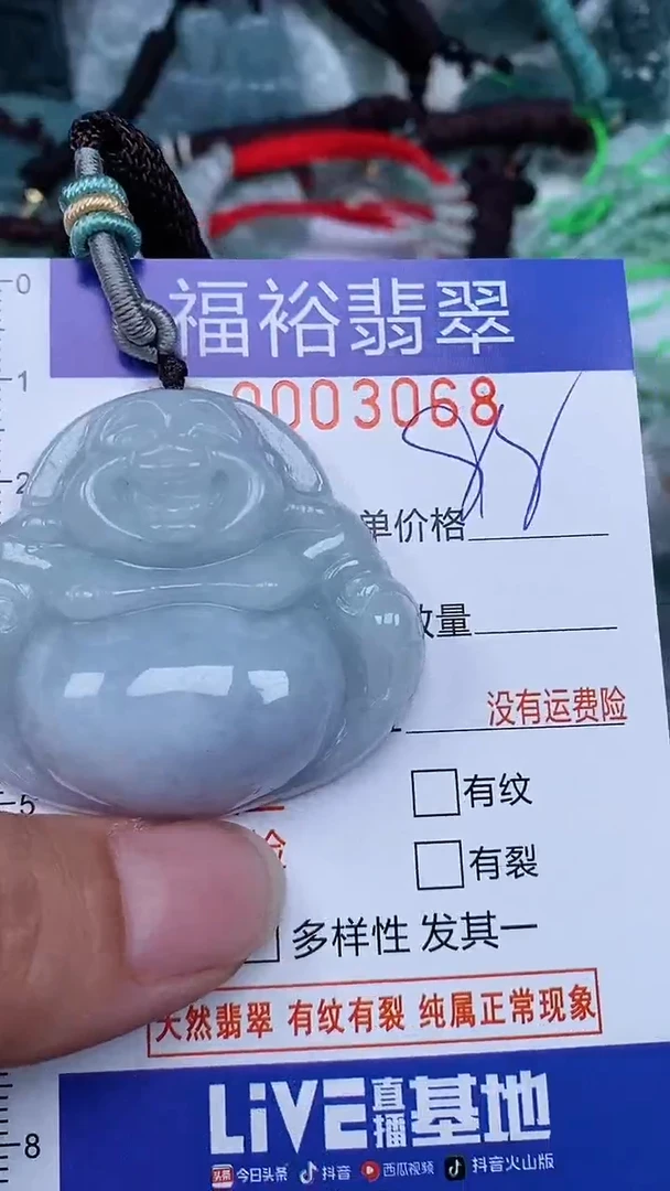 翡翠未镶嵌颈饰...0003068