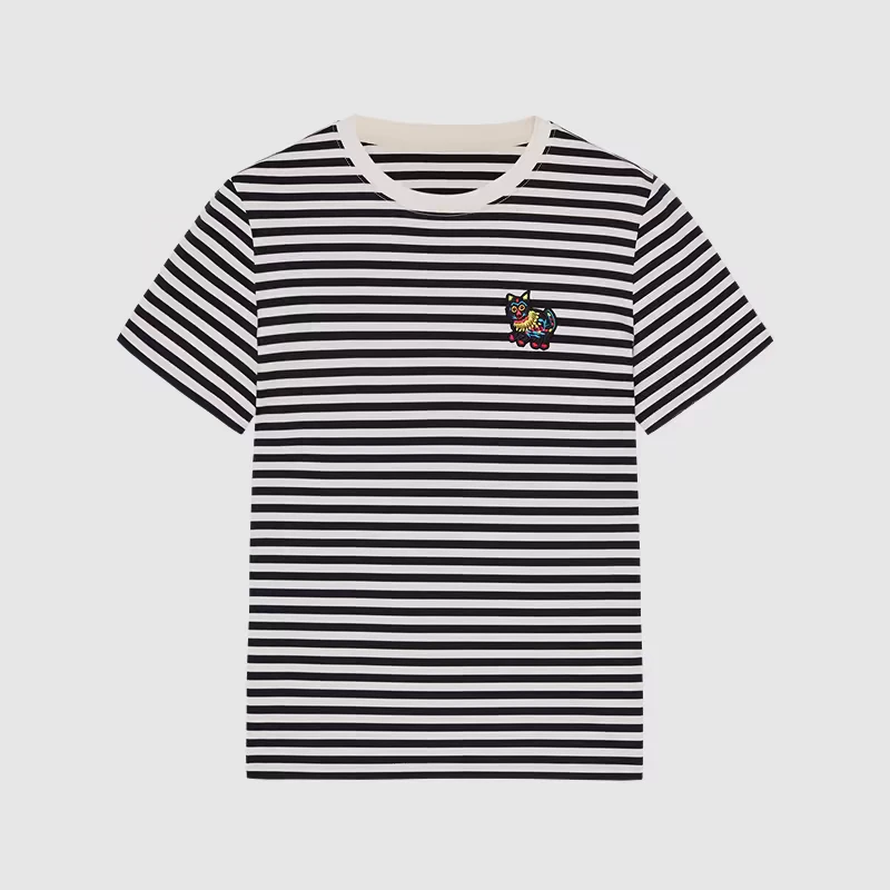 ZH8666【新年系列】禾女装2025新春款水柔棉针织布T恤