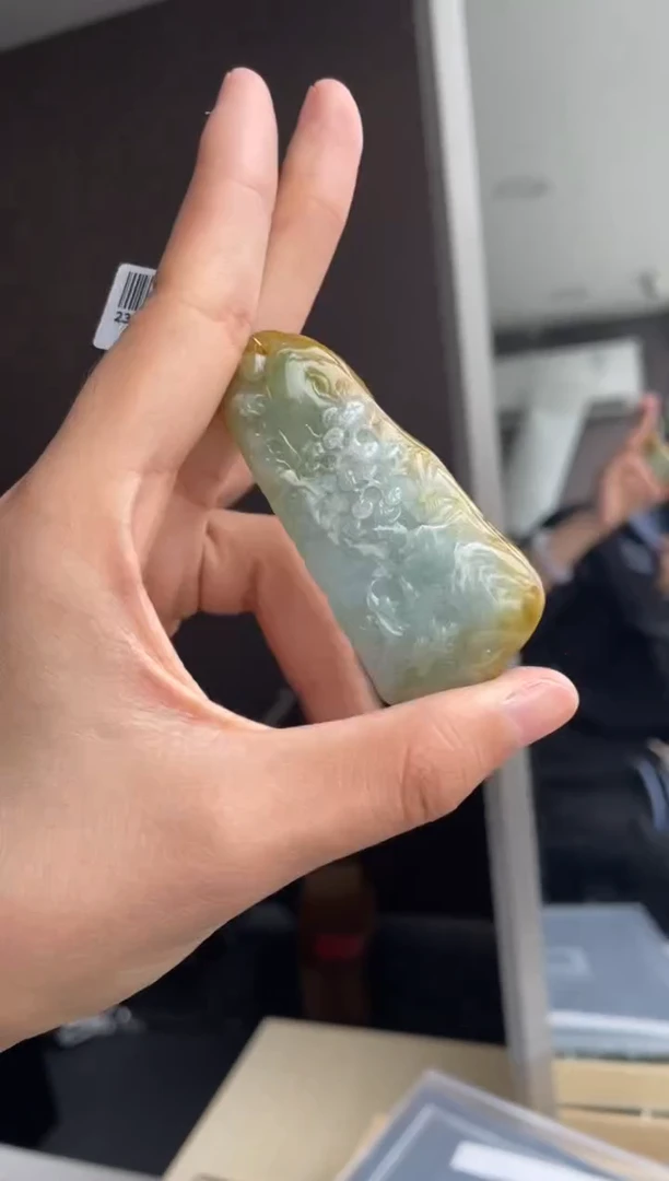 吊坠(不含链)未镶嵌翡翠天然缅甸A货翡翠