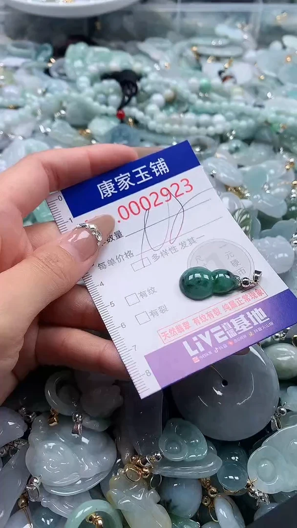 翡翠未镶嵌吊坠(不含链)2923