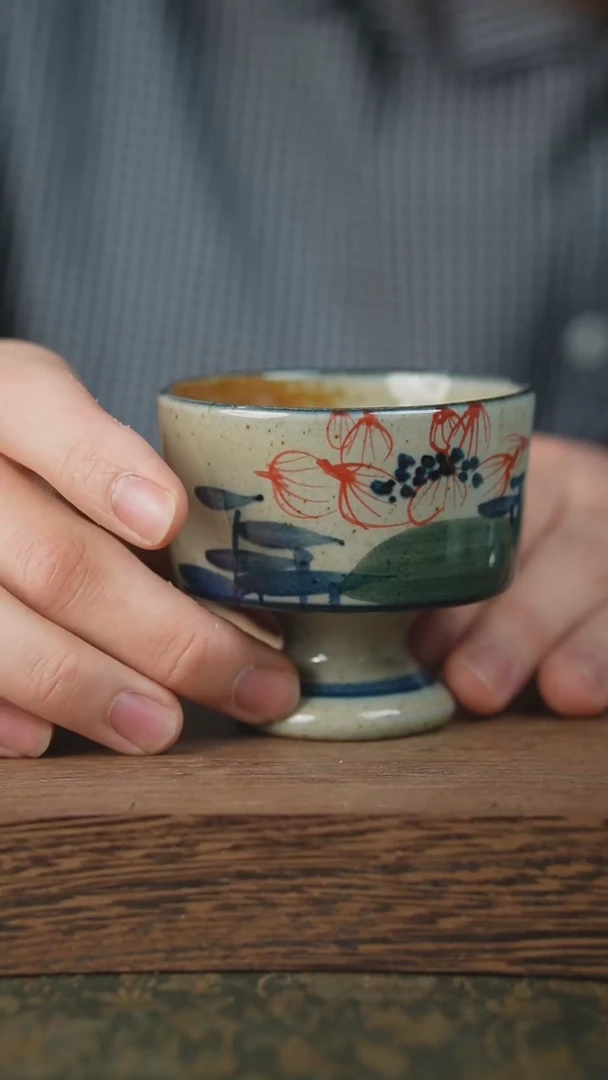 【闪购商品】杯子泥垚手作 景德镇手工手绘器物209