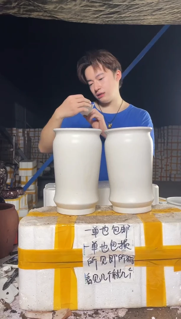 紫砂花盆紫砂花盆宜兴紫砂粗陶花盆15*25