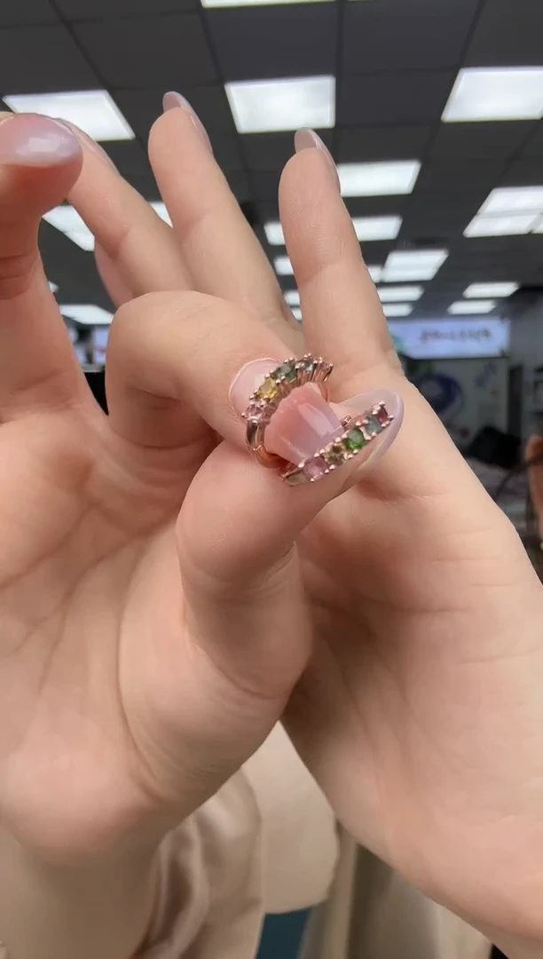 未镶嵌耳饰碧玺01