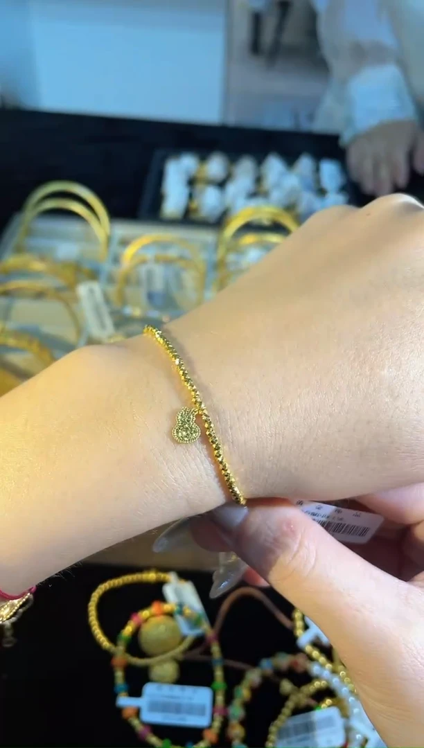 手饰定制足金葫芦    LQ   040