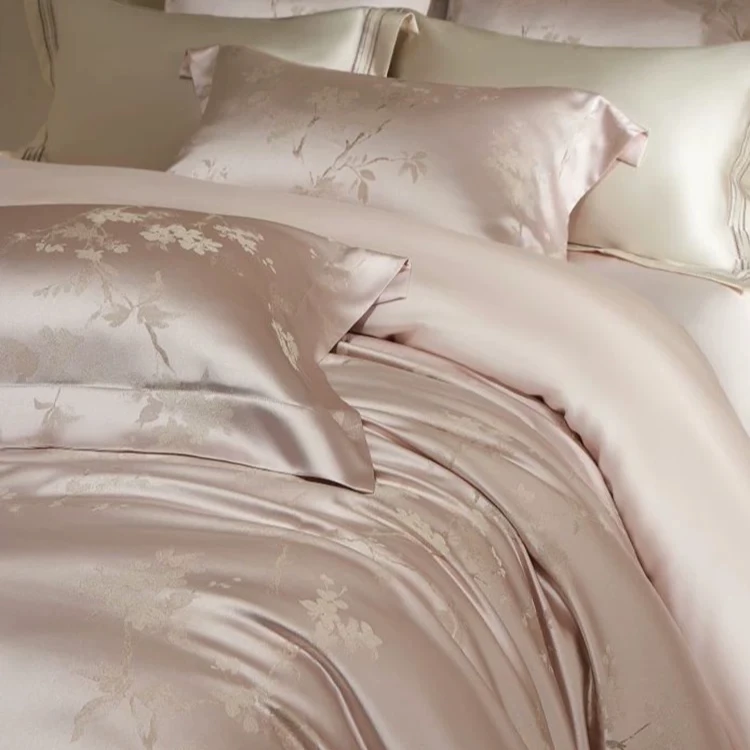 心愿【觅安】高端色织款！锦丝缎轻奢四件套