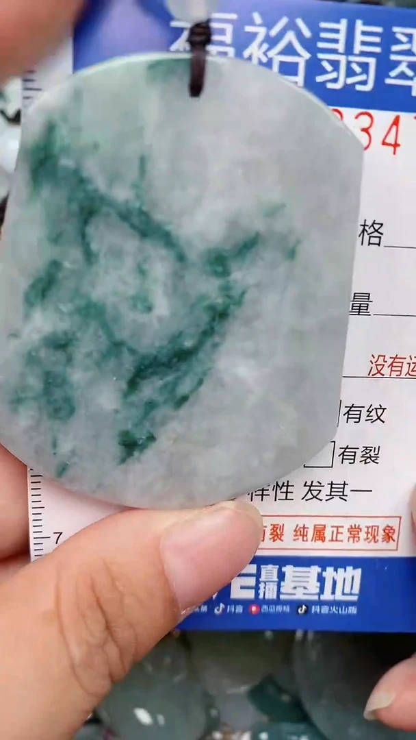 翡翠未镶嵌颈饰...0008347