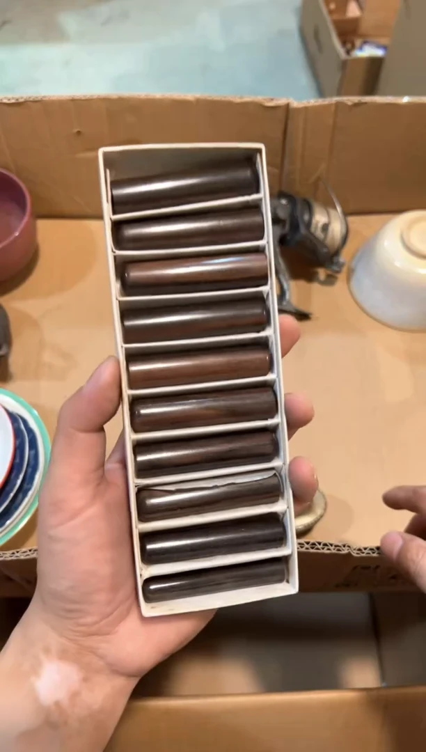 半**茶B1941中古瓷器 茶器周边/1盒