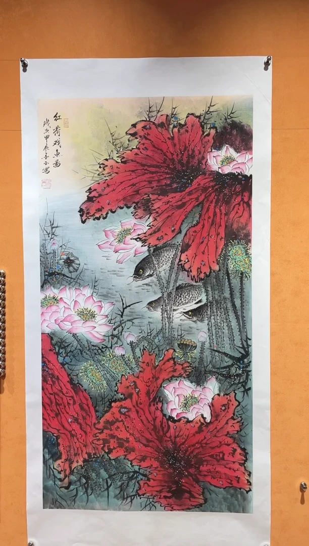 国画刘金玉老师亲笔手绘