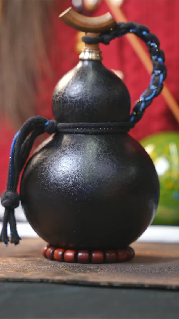 【闪购商品】WZ174大漆酒葫芦不包手串及旋转底座