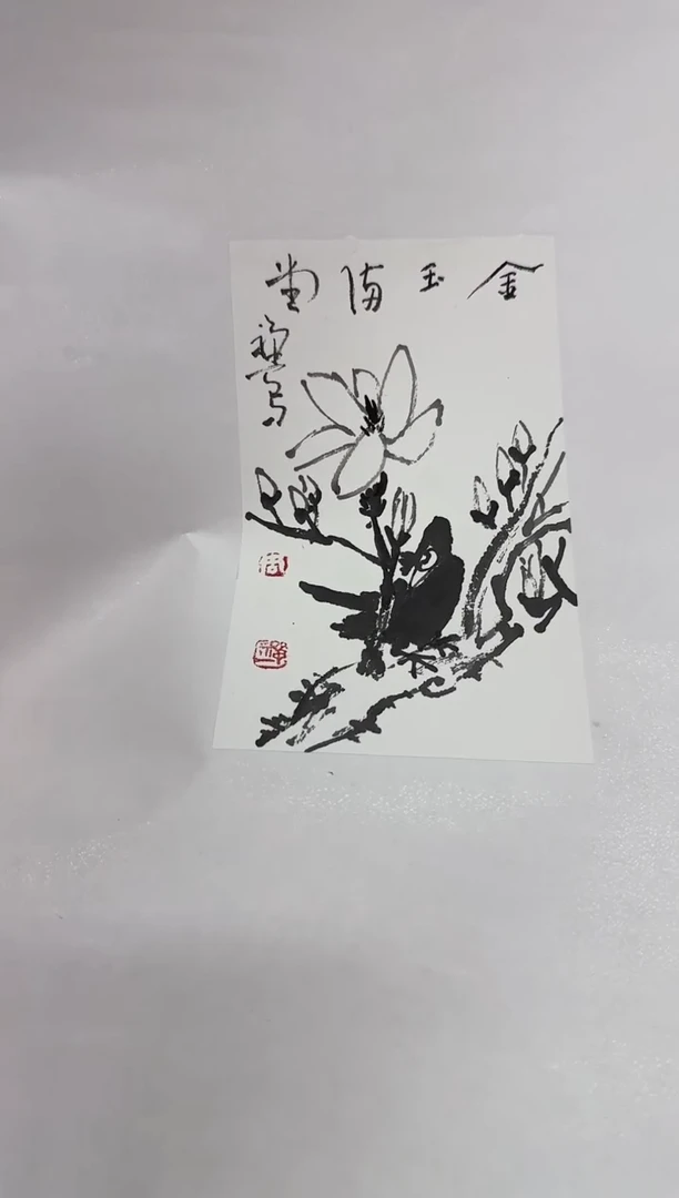 国画y天津人美-禅一国画小品
