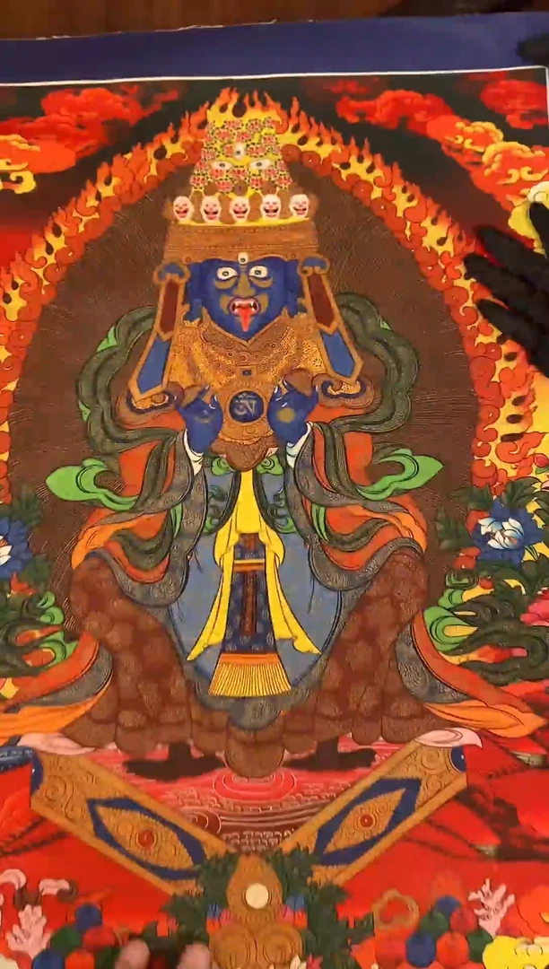 装裱画精美唐卡tk16175