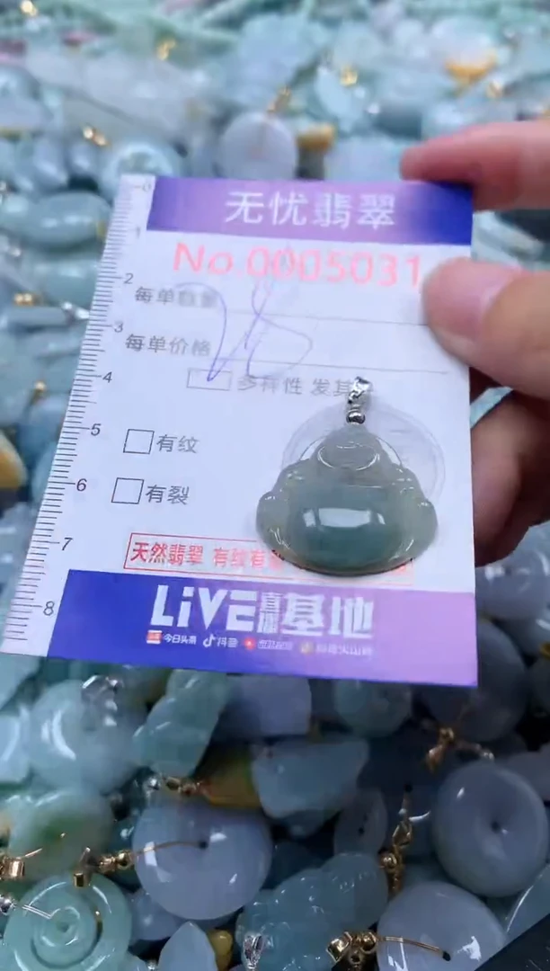 翡翠未镶嵌吊坠(不含链)5031