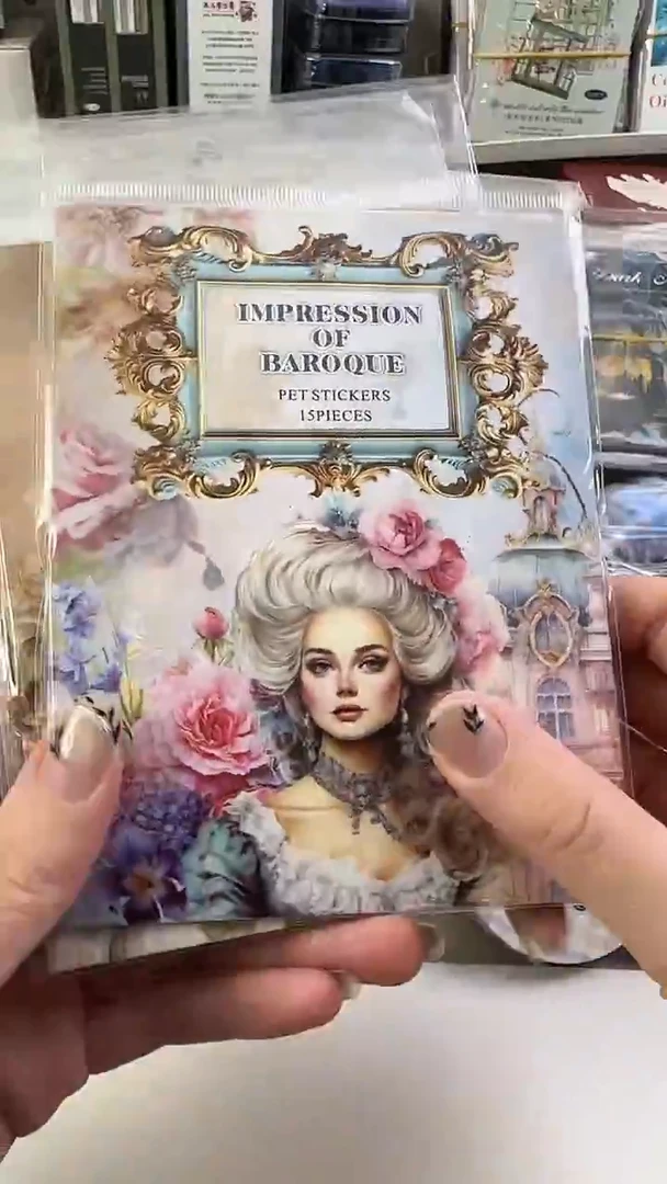 1-13 印象巴洛克贴纸 随机3款