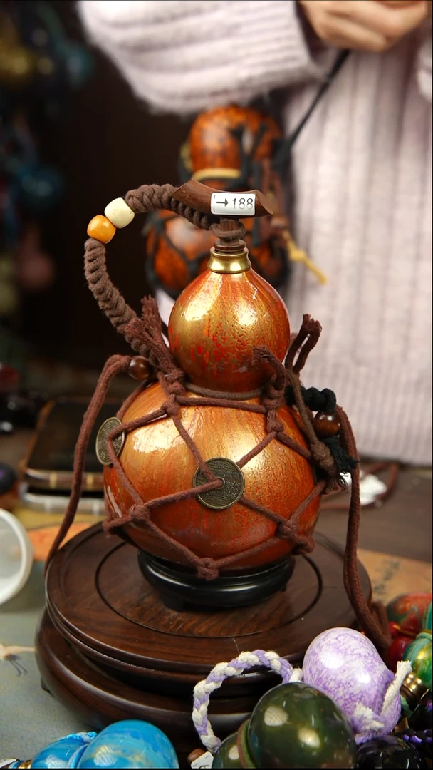 188号500ml左右非遗大漆酒葫芦