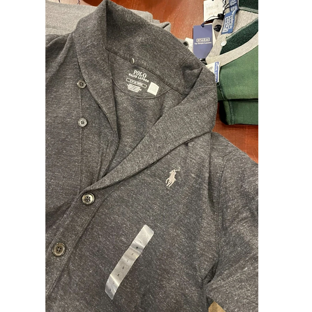 Ralph Lauren/拉夫劳伦男士小马标休闲开衫L码