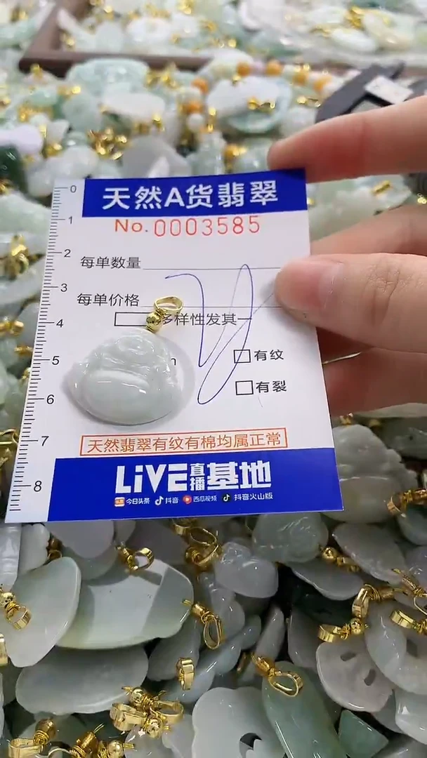 颈饰未镶嵌翡翠天然A货翡翠