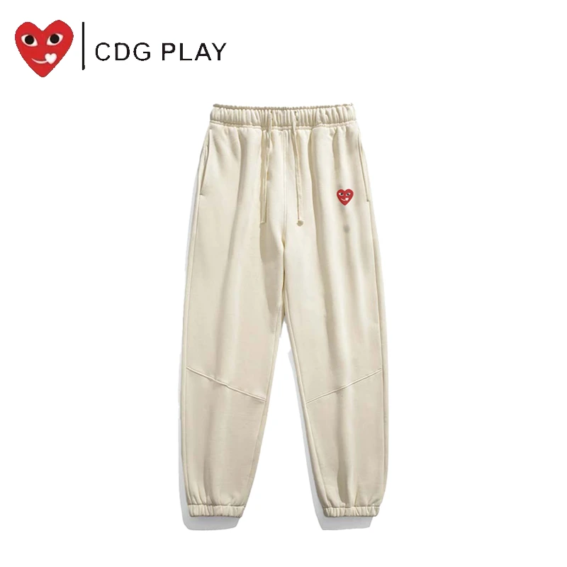CDG PLAY爱心欧若风潮流经典裤子女款爆款2025新款情侣百搭裤子