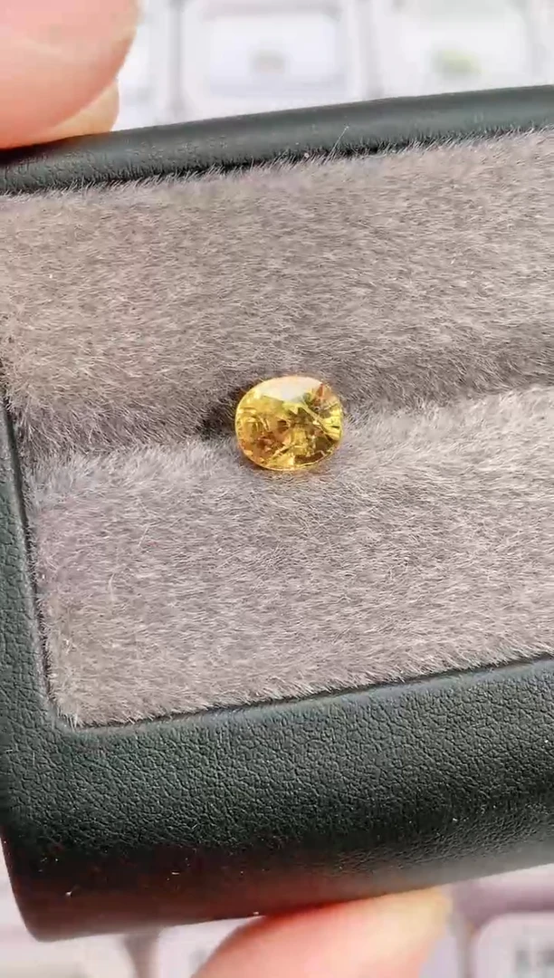 裸石蓝宝石2.7-3699天然金丝雀黄蓝宝石