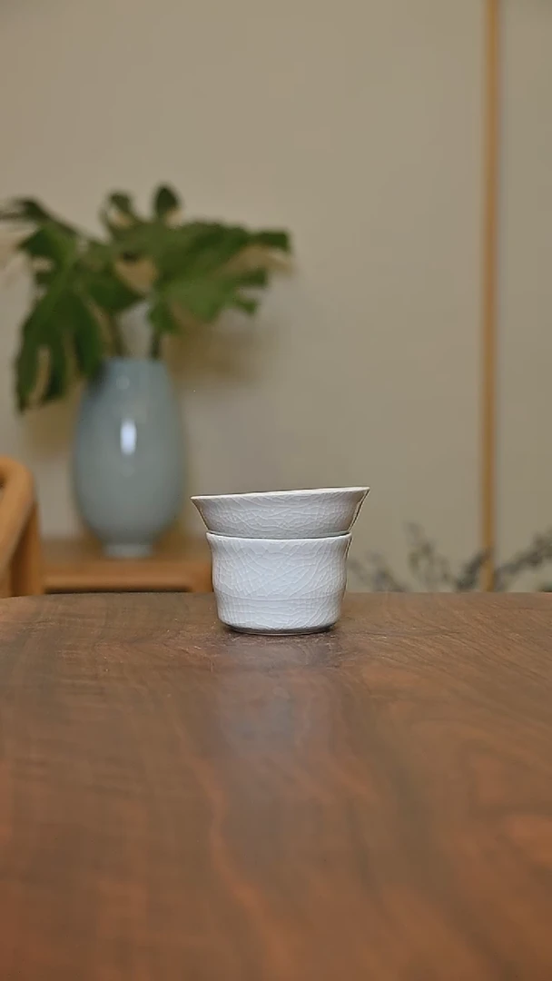 茶漏 月白釉 微瑕 朱家款