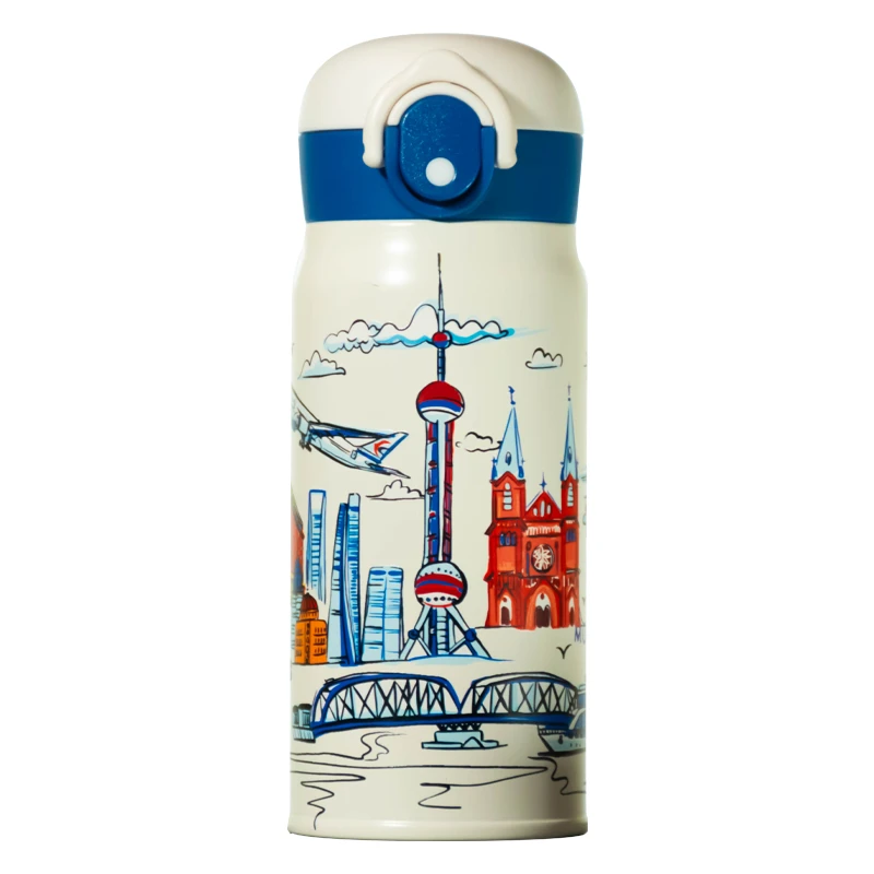 上海摩登印象城市保温杯350ml