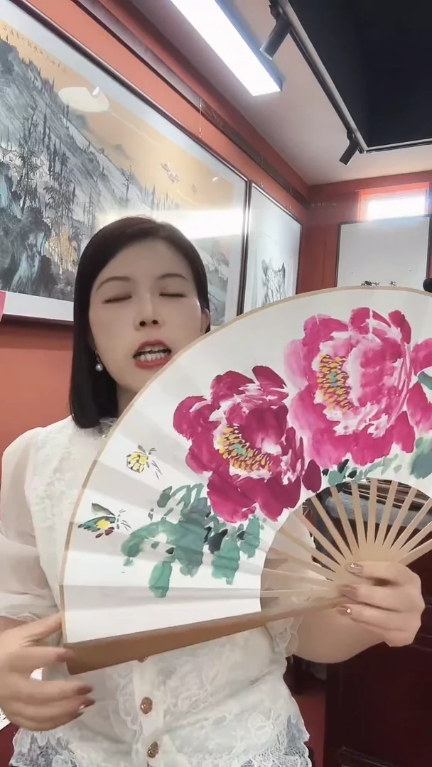 国画陈朝文/国画/扇面