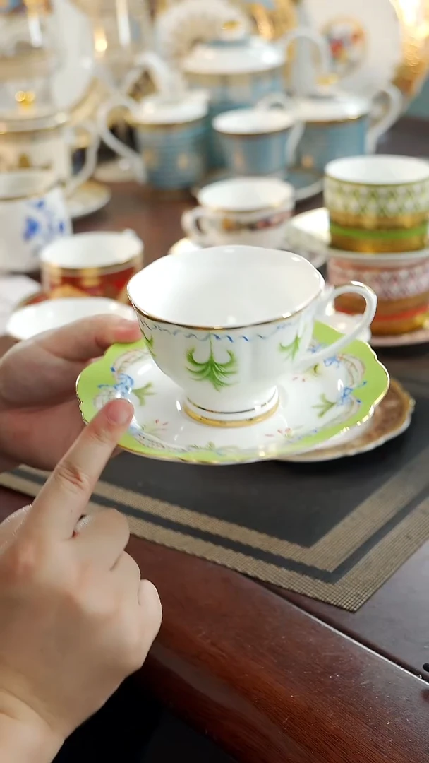 瓷片咖啡杯碟  福利价