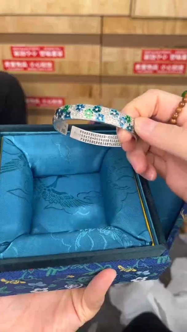 品茗文玩阁银手镯链接@@SP352