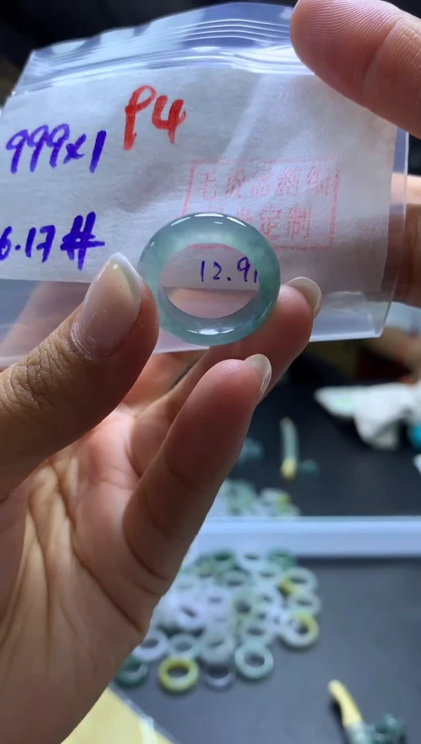 未镶嵌定制翡翠戒圈#999元-毛货需精细抛光