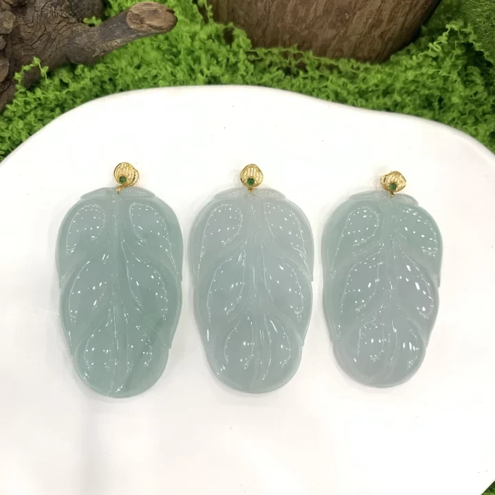翡翠18K叶子FL21@多样性发其一CP配绳