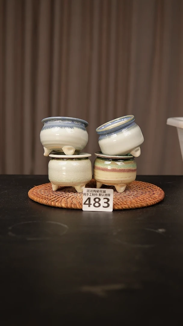 瓷片483内口径约 5外高约5
