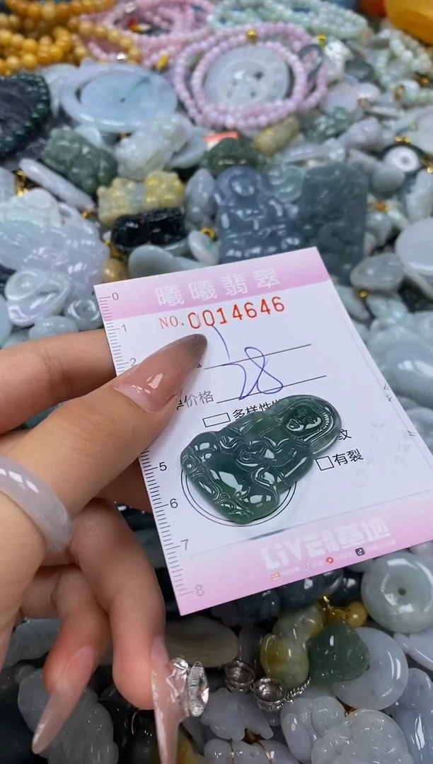 翡翠未镶嵌颈饰闪购0014646