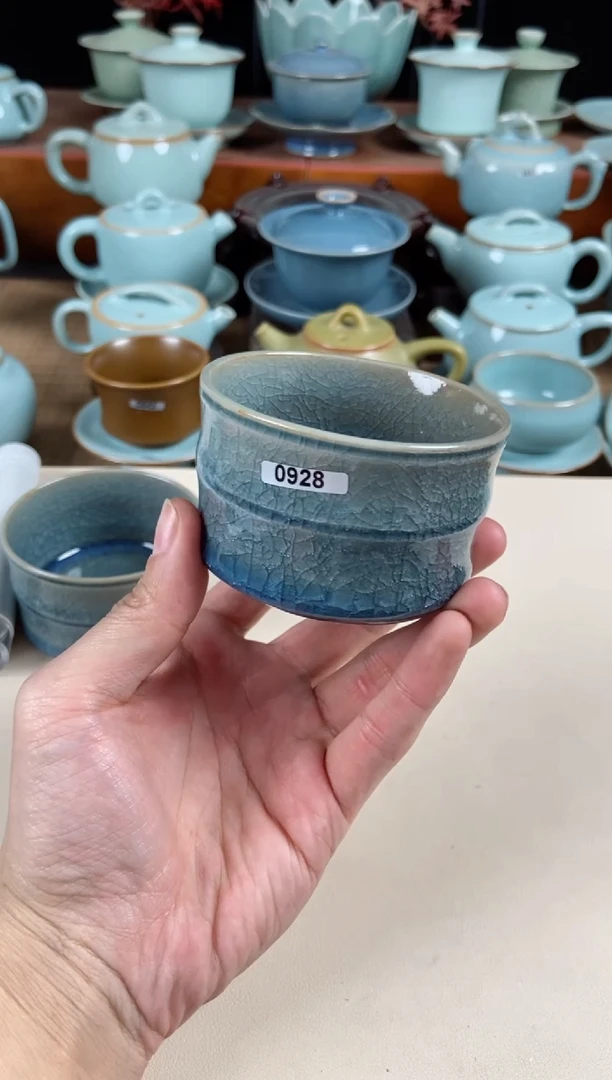 【闪购商品】其他928号微瑕仿北宋天蓝煤柴混烧原泥胎