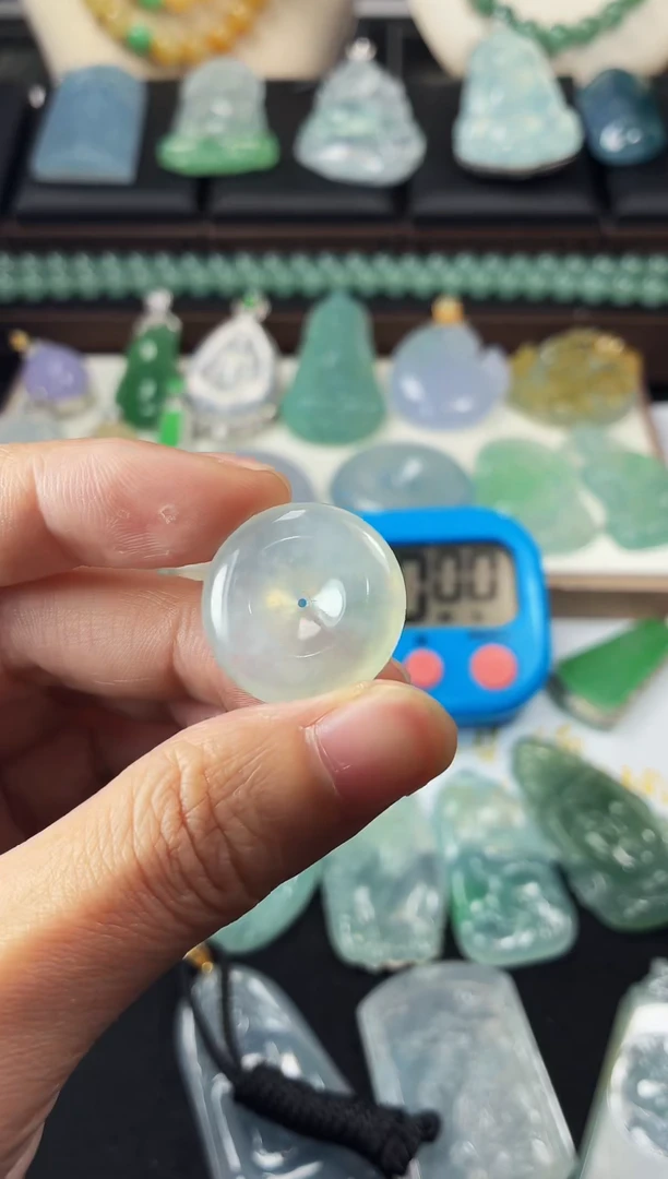 未镶嵌定制翡翠管*4091毛货不退不换