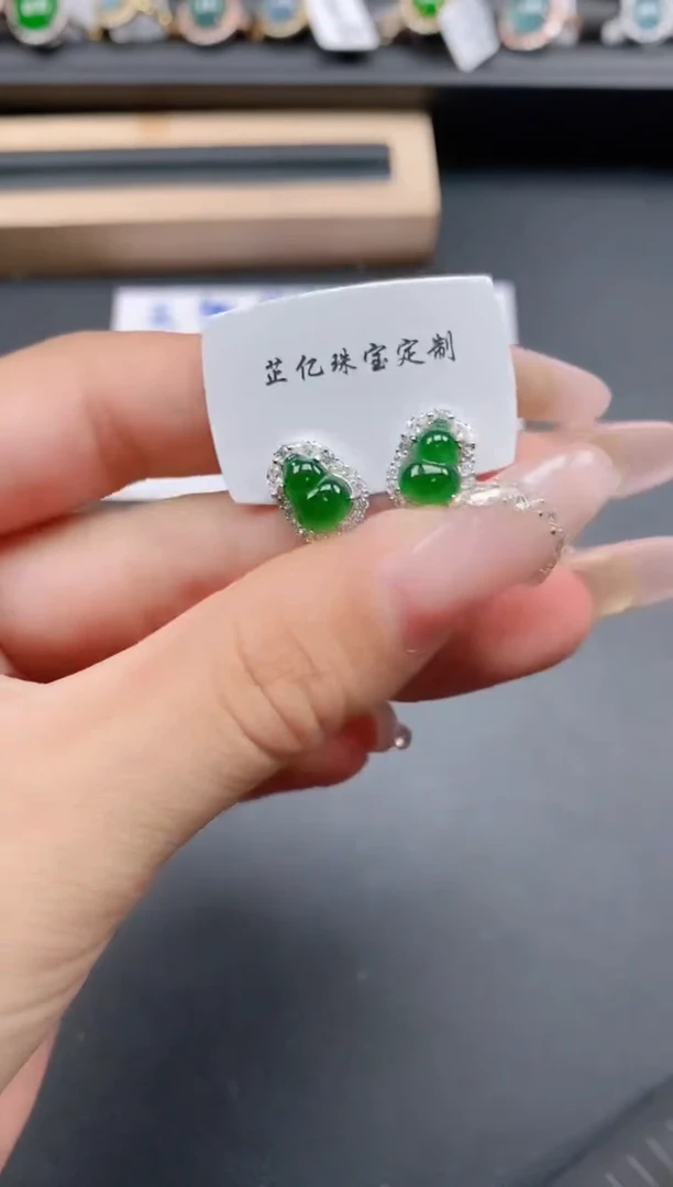 银S925镶嵌戒指翡翠111