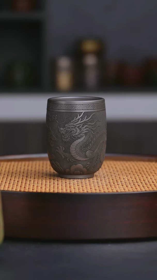 茶杯紫砂宜兴原矿紫砂