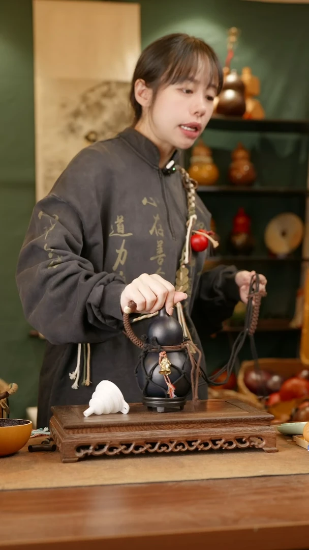 155号精品天然大漆酒葫芦一物一拍~