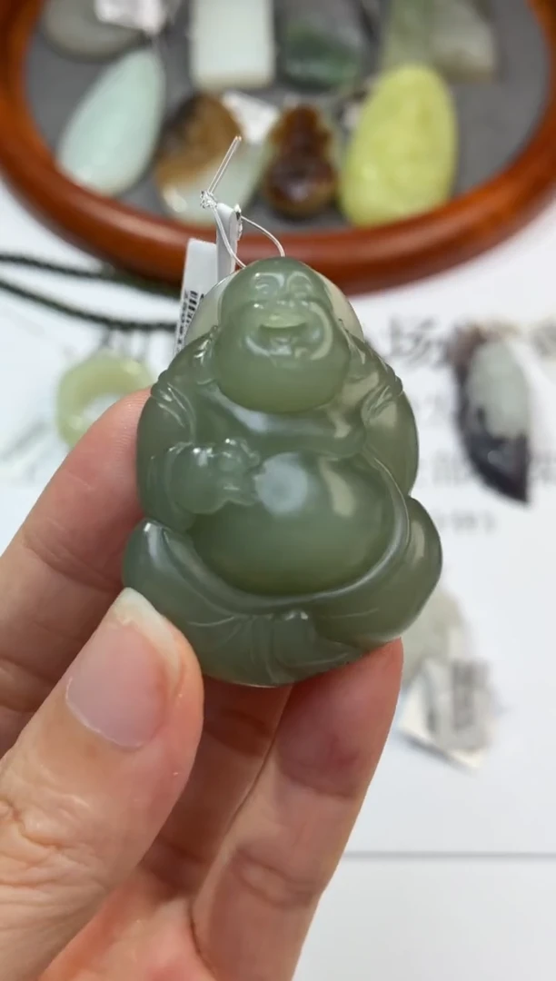未镶嵌和田玉挂件明*g300050