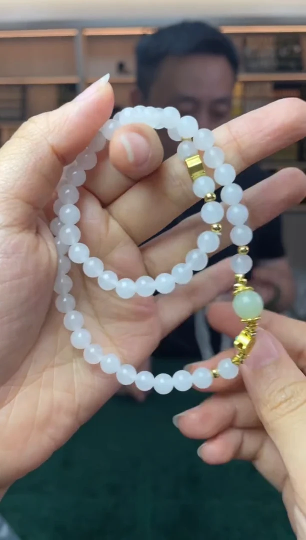 手串未镶嵌和田玉多样性发一件