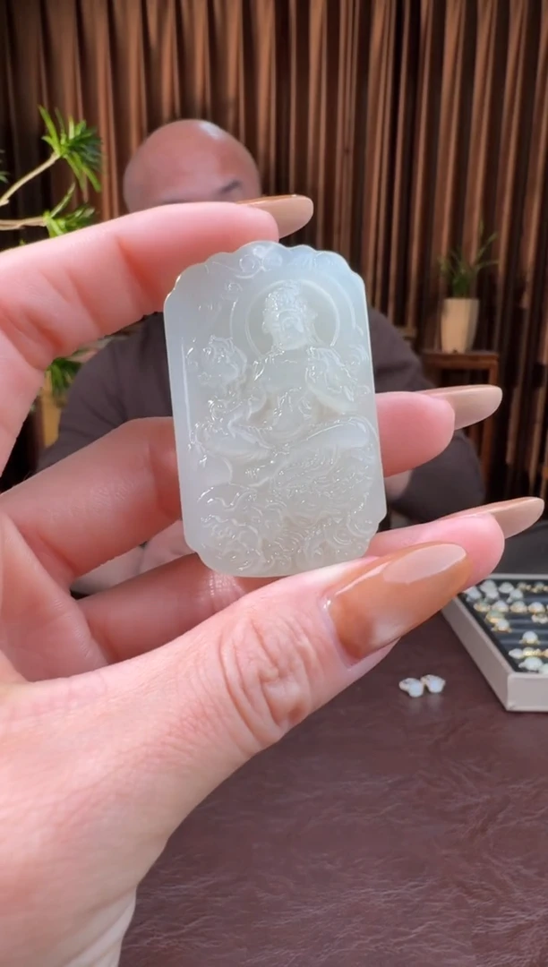 颈饰未镶嵌和田玉104冰王12.17多样性拍一发一