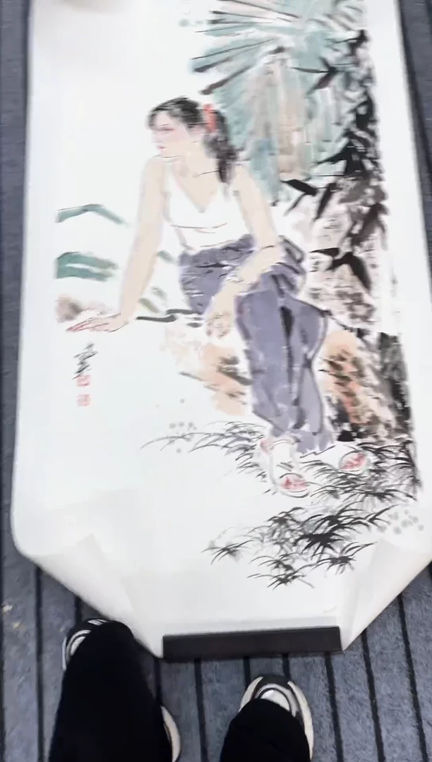 精品国画人物作品