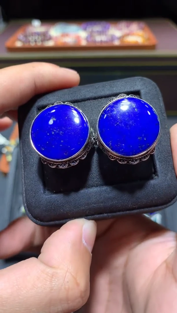 【闪购商品】青金石戒指未镶嵌F12多样性发货只发一件