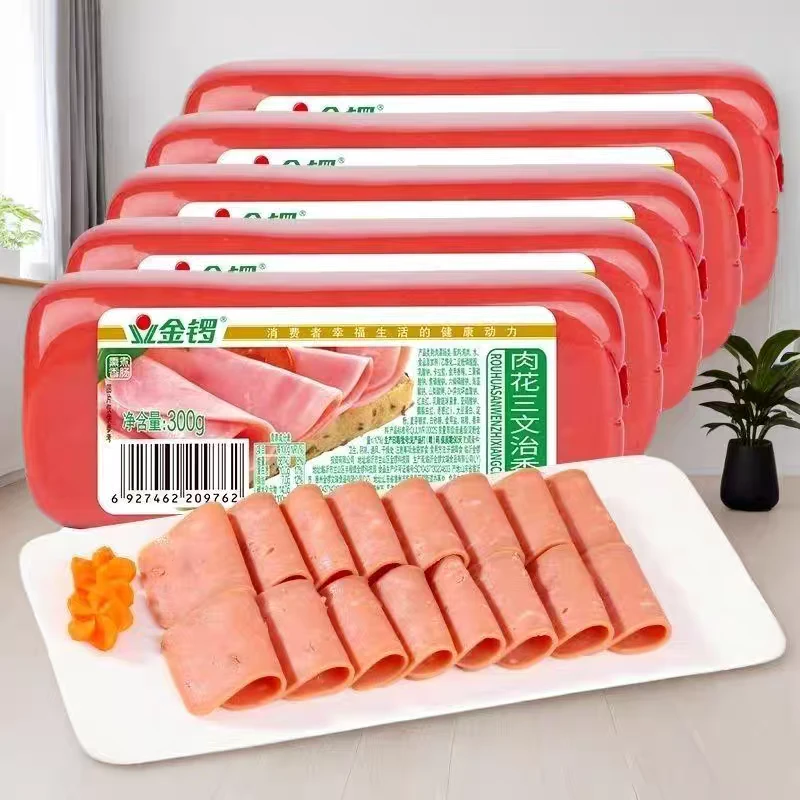 金锣肉花三文治香肠300g 两支