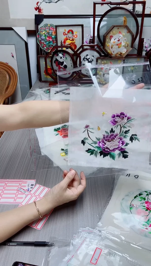 刺绣非遗苏绣纯手工小双面绣132