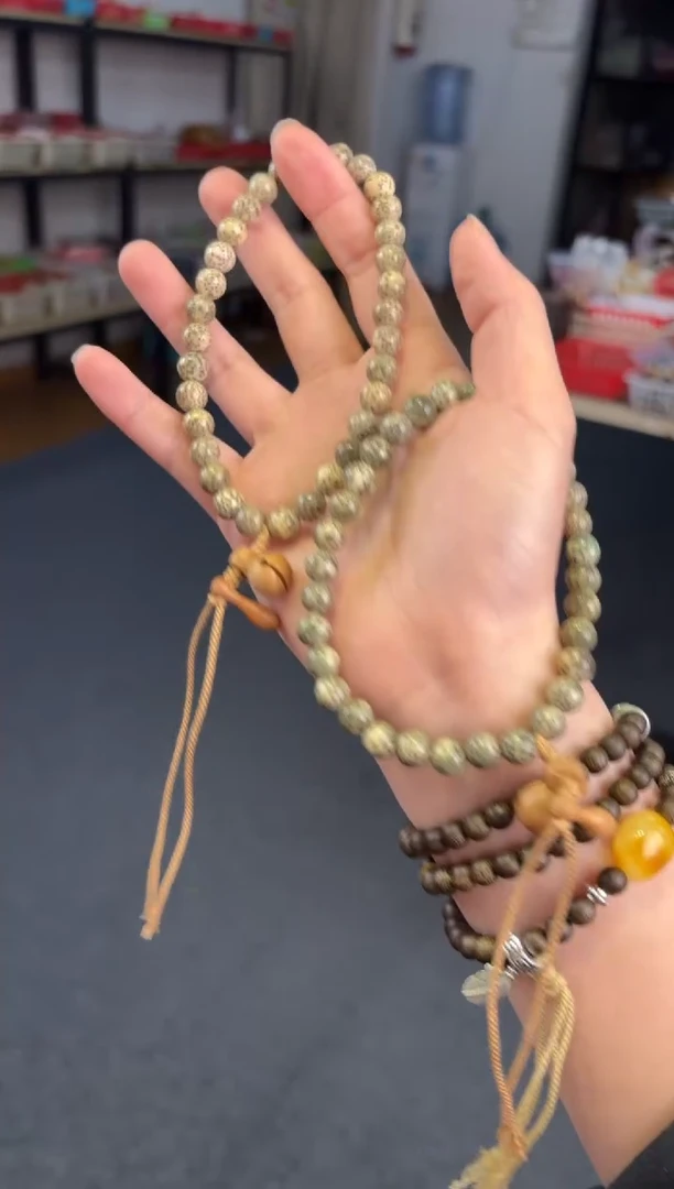 吊坠菩提根/象牙果8mm星月【莫生气】设计款手持